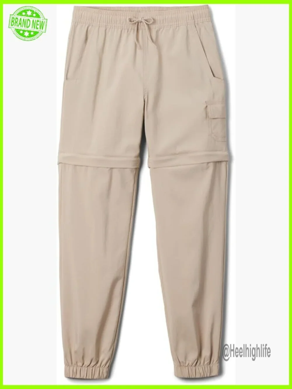 Convertible Hiking Pants for Girls, UPF 50, Recycled Polyester, Regular Fit